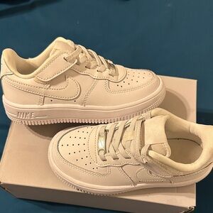 Nike Kids All-White Sneakers